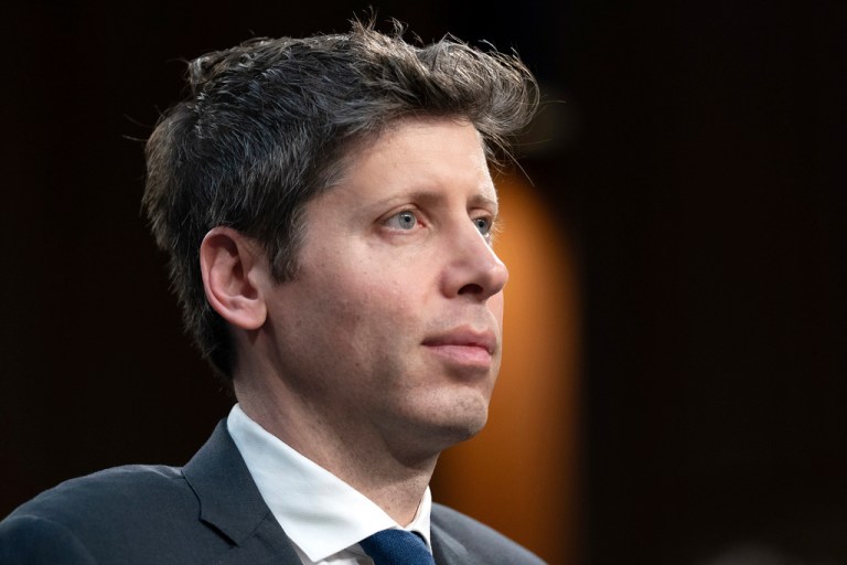 OpenAI CEO Sam Altman testifies before a Senate Committee on Commerce, Science, and Transportation hearing.