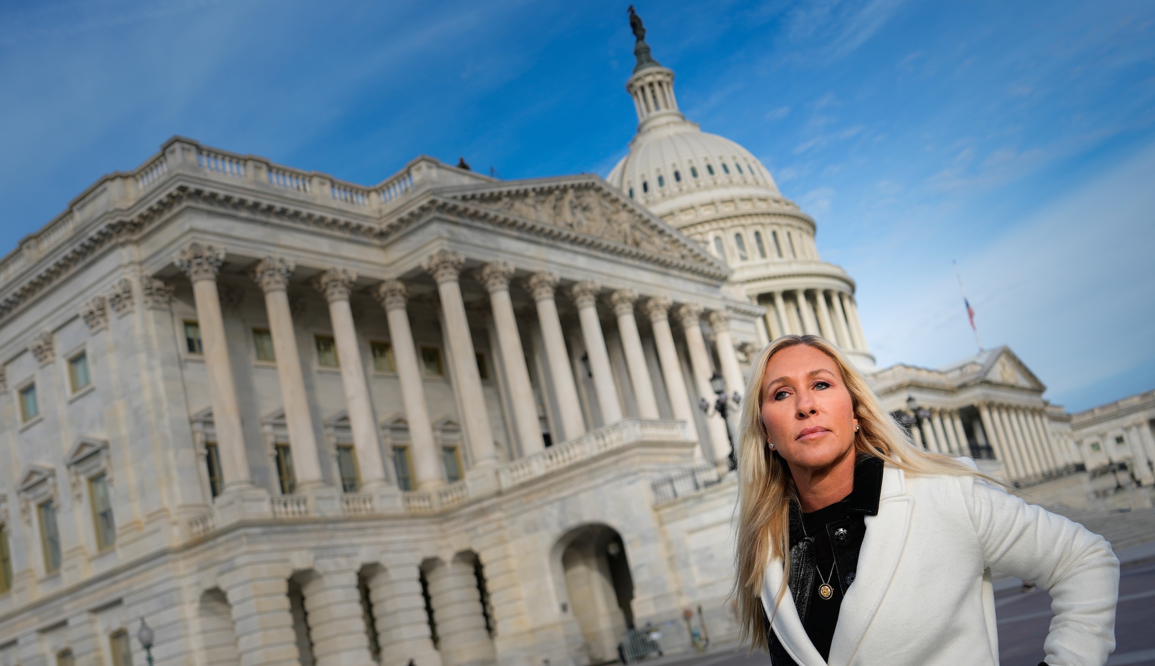 Marjorie Taylor Greene plays hooky with House resignation in sight