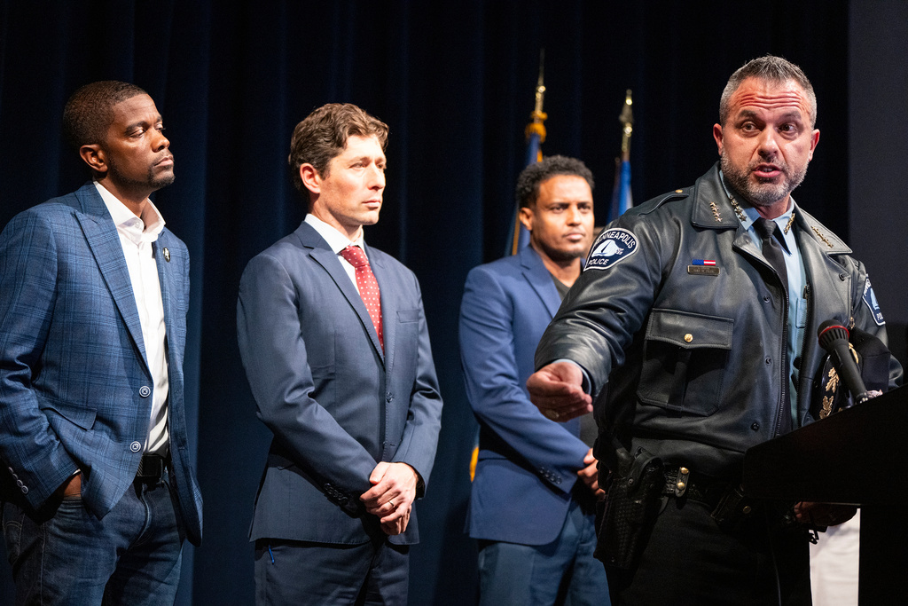 Minneapolis police chief says call 911 on masked individuals detaining people amid immigration crackdown