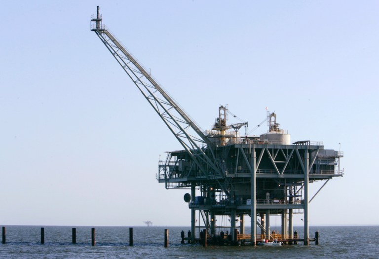 An offshore drilling rig