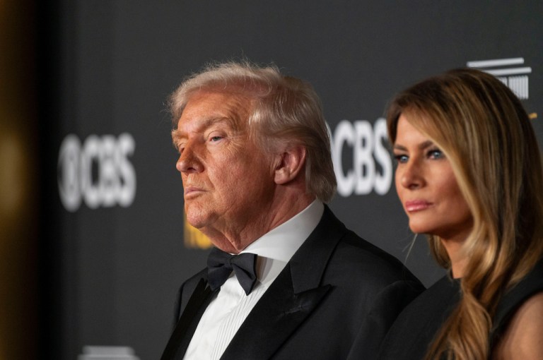 President Donald Trump and first lady Melania Trump.