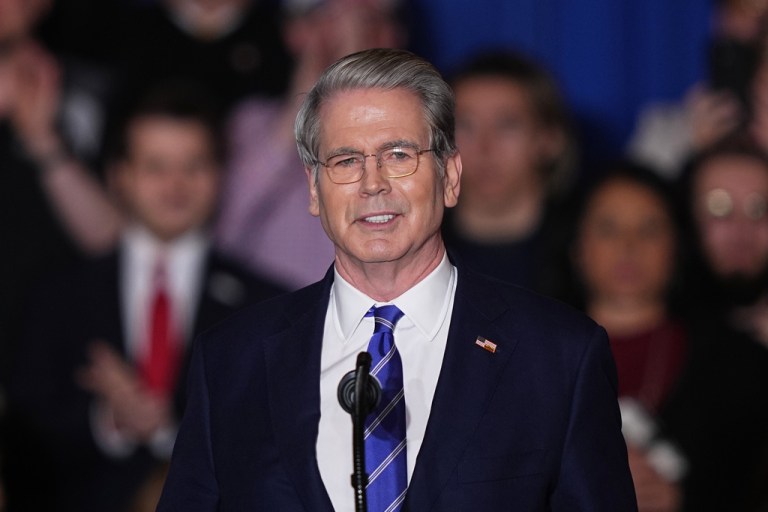 Treasury Secretary Scott Bessent announced Wednesday that hedge fund manager Ray Dalio will join Michael Dell in personally donating to the Trump Accounts, an investment facilitation program set up for every U.S. citizen child born between Jan. 1, 2025 and Dec. 31, 2028. (AP Photo/Matt Rourke)