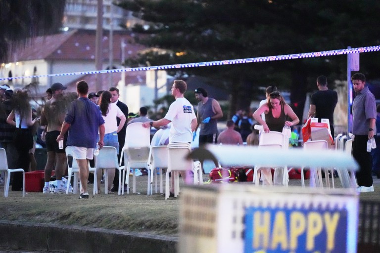 Bondi Beach crime scene