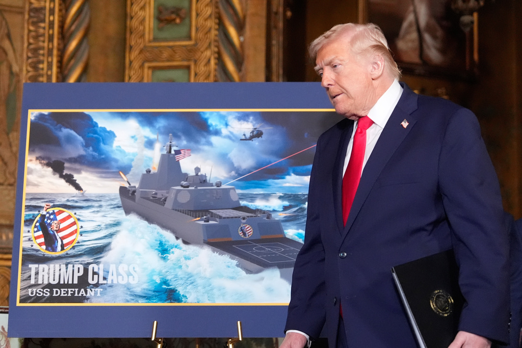 Trump announces new ‘Trump-class’ battleships for US Navy’s ‘golden fleet’