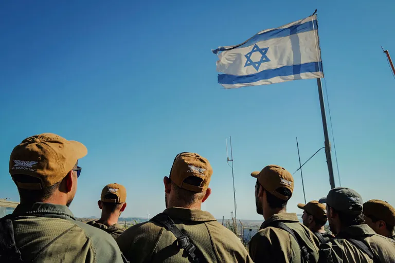 IDF Military Drone Unit seen training with drones near Kibbutz Merom Golan, on the Syrian border in northern Golan Heights, Israel on June 26, 2025. (Photo by Michael Giladi / Middle East Images via AFP) (Photo by MICHAEL GILADI/Middle East Images/AFP via Getty Images)