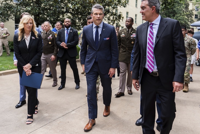 Secretary of War Pete Hegseth and Undersecretary of War for Research and Engineering Emil Michael.