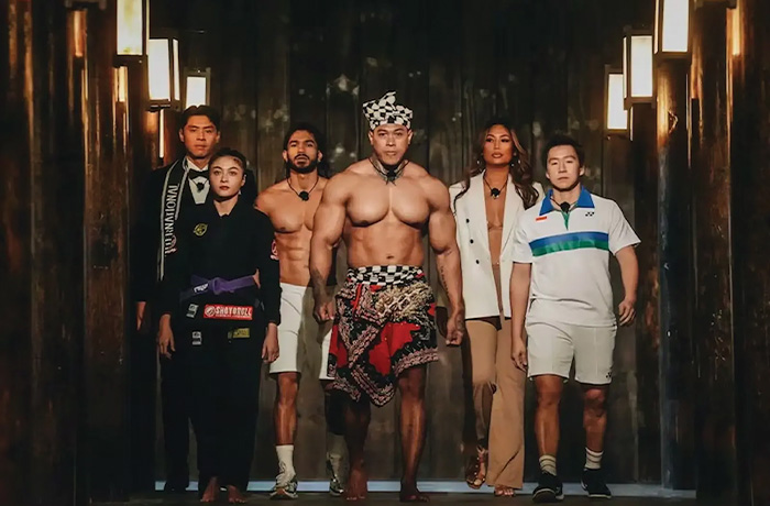 Team Indonesia in Netflix’s Physical: Asia. (Courtesy of Netflix)