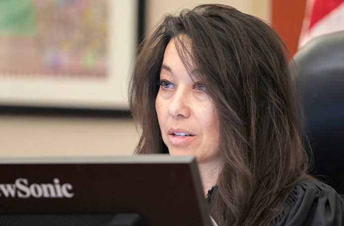 Third District Court Judge Dianna Gibson (Chris Samuels/The Salt Lake Tribune via AP)