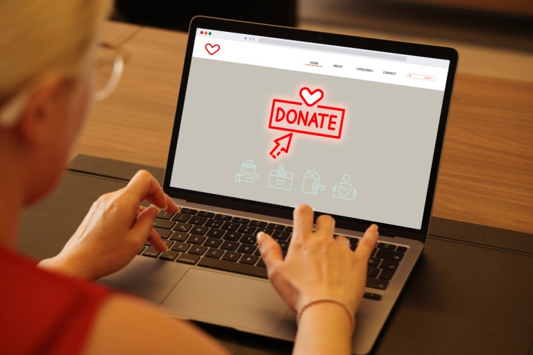 Donations for philanthropic giving