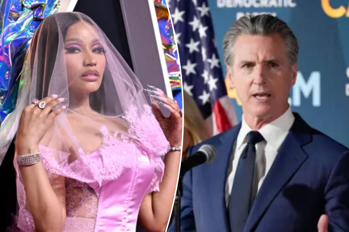 Nicki Minaj rips ‘Newscum’ in surprise appearance with Erika Kirk at AmericaFest