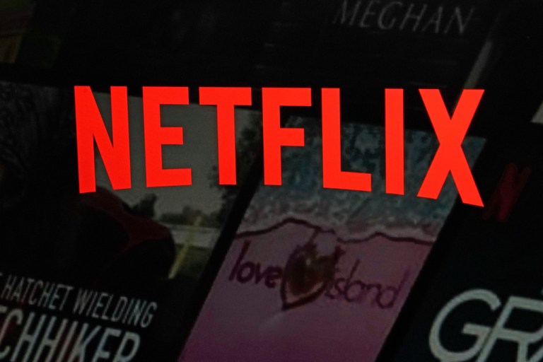 The Netflix logo from the company's website.