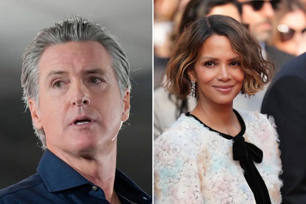Gavin Newsom says menopause legislation was on his agenda after Halle Berry’s criticism