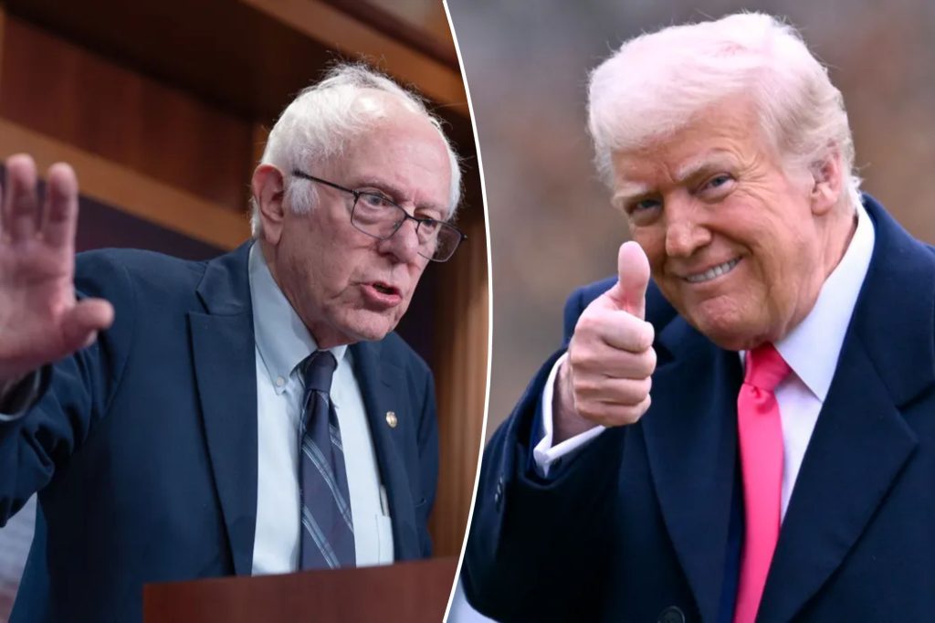 Bernie Sanders says Trump is lying after ‘A+++++’ rating on the economy