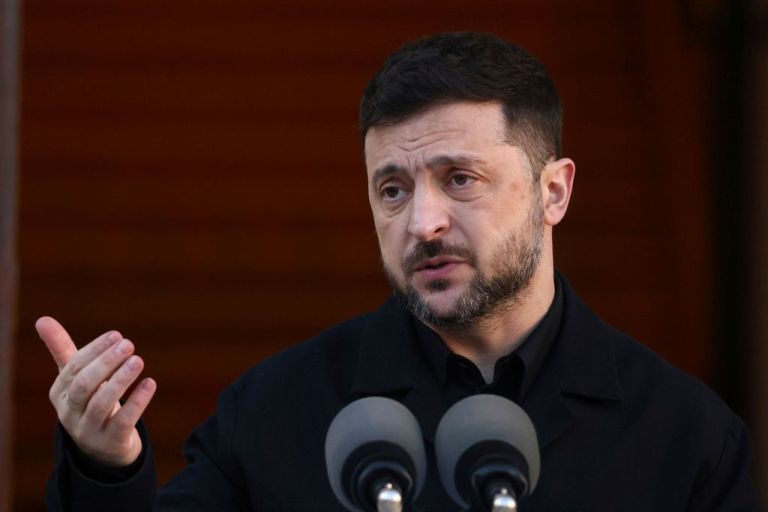 Ukrainian President Volodymyr Zelensky.