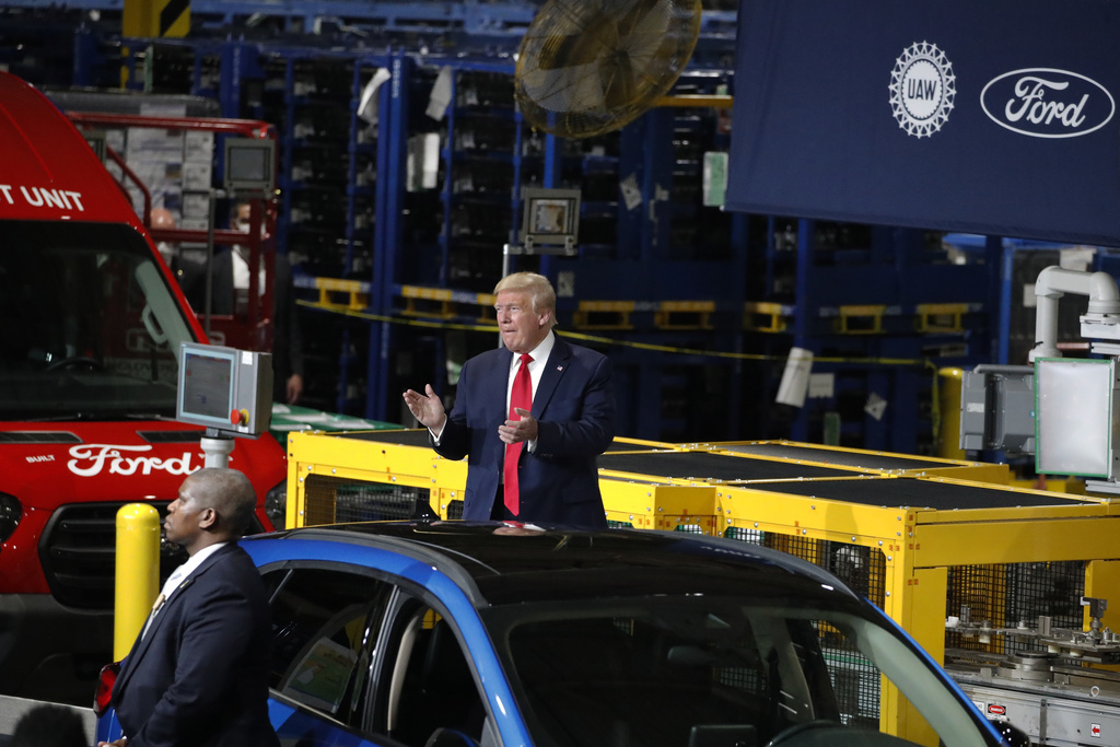 Trump hypes robots as ‘big factor’ as Ford struggles to fill thousands of vacancies