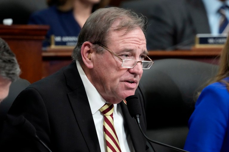 Rep. Neal Dunn (R-FL) speaks during a hearing on Capitol Hill.