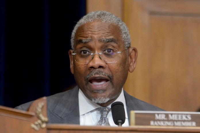 House Committee on Foreign Affairs Ranking Member Gregory Meeks, D-N.Y., speaks during a House Committee on Foreign Affairs hearing "An Assessment of the State Departments Withdrawal from Afghanistan by Americas Top Diplomat," on Capitol Hill, in Washington, Tuesday, Sept. 24, 2024.