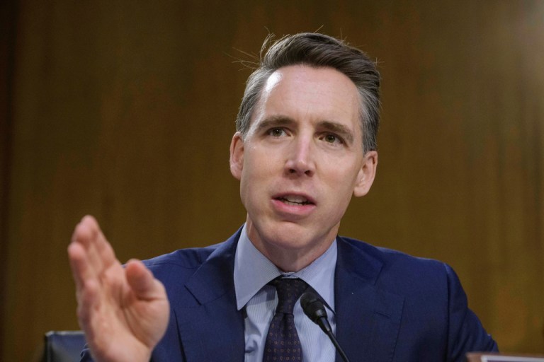 Sen. Josh Hawley (R-MO).