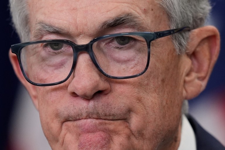 Federal Reserve Chairman Jerome Powell speaks at a news conference after the Federal Open Market Committee meeting Wednesday, Oct. 29, 2025, at the Federal Reserve Board Building in Washington.