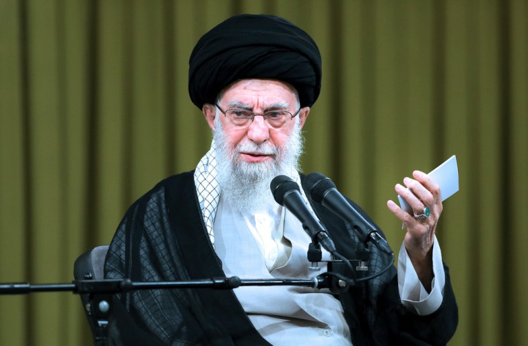 Iranian Supreme Leader Ayatollah Ali Khamenei.