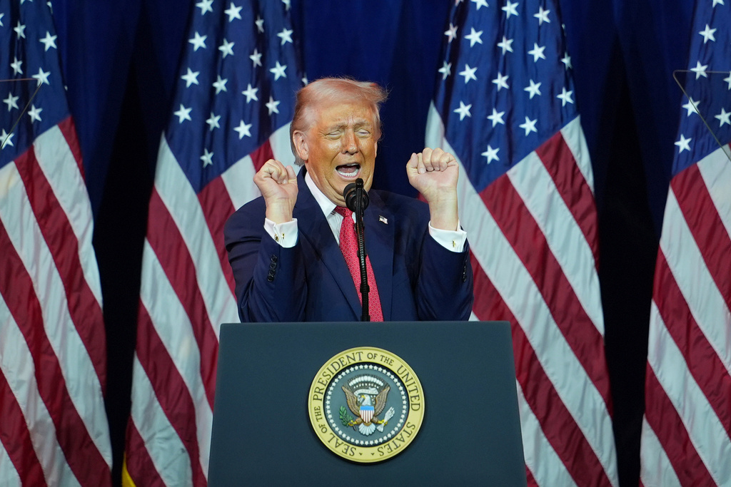 Trump airs grievances and preaches healthcare midterm focus at House GOP retreat: ‘You’ve got to be flexible on Hyde’