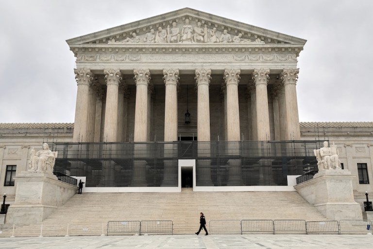The U.S. Supreme Court is seen, Wednesday, Jan. 14, 2026, in Washington.