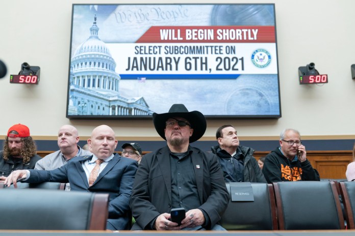 Former Jan. 6 defendant and Oath Keeper Stewart Rhodes.