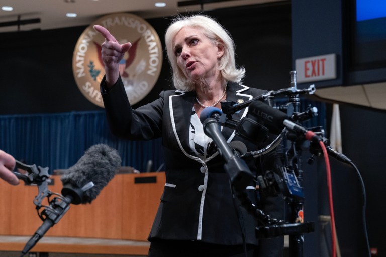 National Transportation Safety Board Chairwoman Jennifer Homendy.