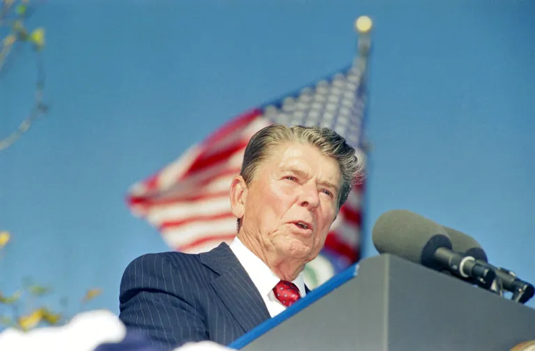 President Ronald Reagan.