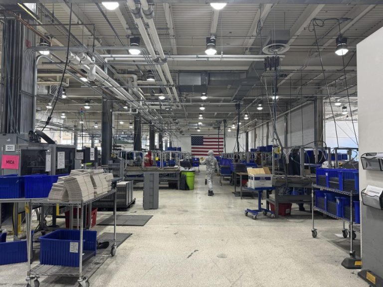 Eos Energy Enterprises plant in Turtle Creek PA.