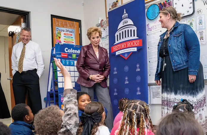 Linda McMahon hits the road: Promoting patriotism and dismantling the Education Department