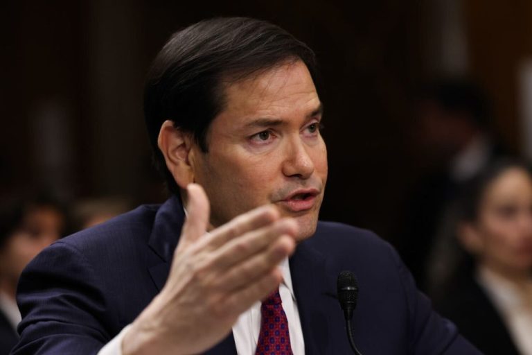 Secretary of State Marco Rubio testifies before the Senate Foreign Relations Committee.