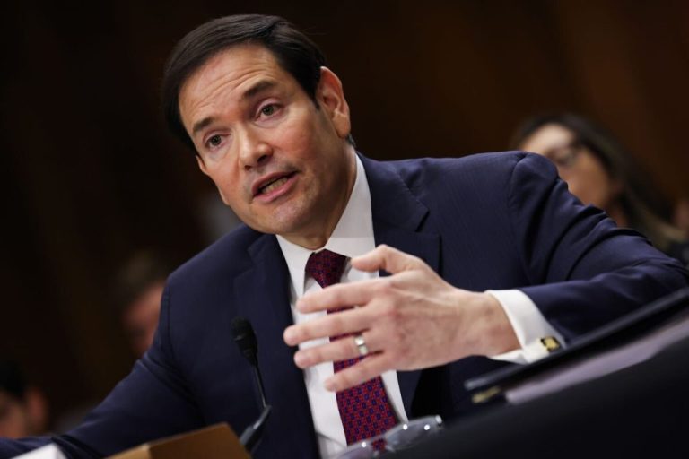 Secretary of State Marco Rubio testifies before the Senate Foreign Relations Committee.