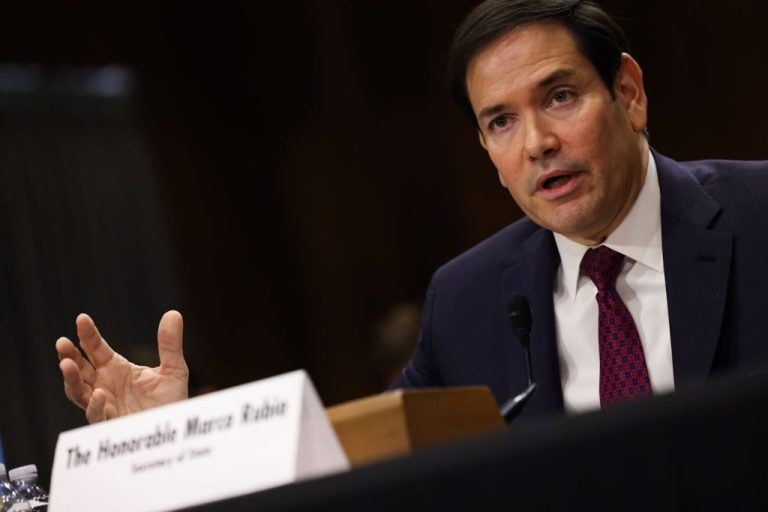 Secretary of State Marco Rubio testifies before the Senate Foreign Relations Committee.