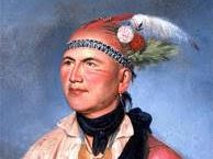Joseph Brant, the leader of the Mohawks.