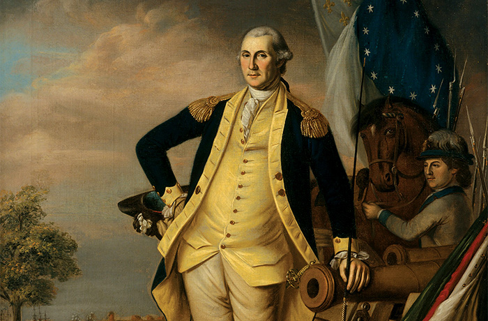 George Washington, 1782, by James Peale. (Heritage Art/Heritage Images via Getty Images)