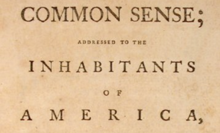 Copy of Thomas Paine's 