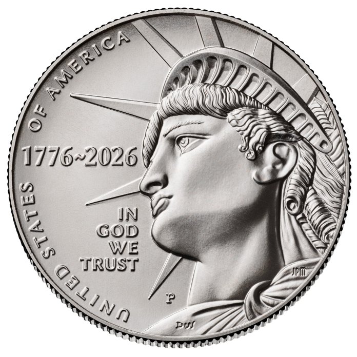 New 250th U.S.A. anniversary coin