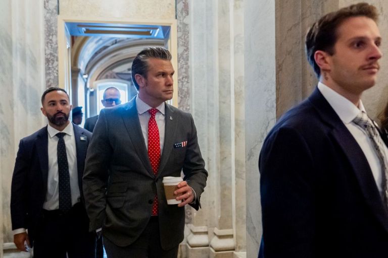 War Secretary Pete Hegseth.