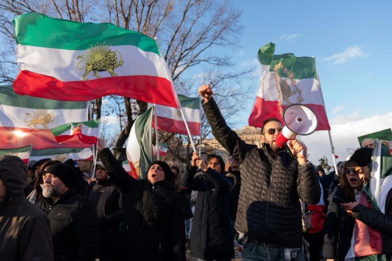 Iran protesters in Washington, D.C.