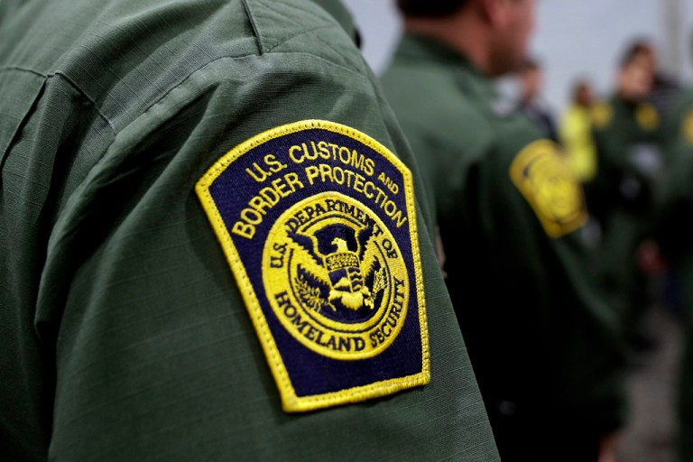 FILE - Border Patrol agents hold a news conference prior to a media tour of a new U.S. Customs and Border Protection temporary facility near the Donna International Bridge in Donna, Texas, May 2, 2019. The U.S. Border Patrol has agreed in a legal settlement announced Friday, May 19, 2023, to not set up interior checkpoints in a northern New Hampshire town just under 100 miles from the Canadian border before Jan. 1, 2025. (AP Photo/Eric Gay, File)