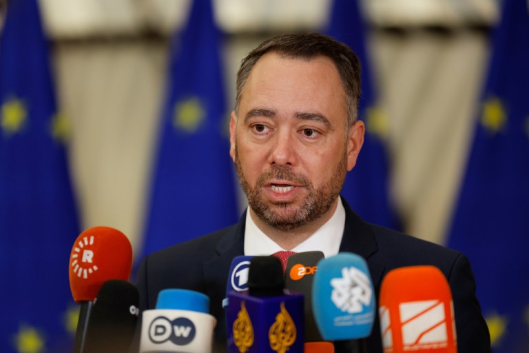 Belgian Foreign Minister Maxime Prevot.