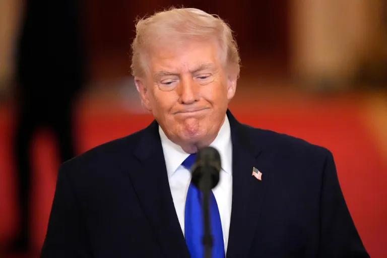 President Donald Trump speaks during an event to proclaim 