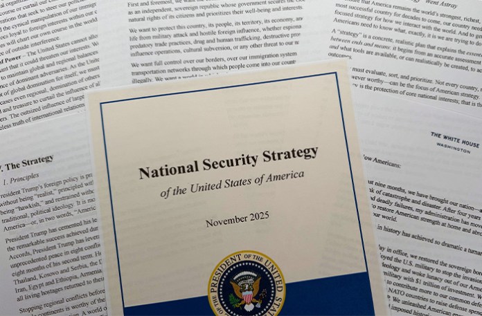 What most critics of the Trump national security strategy fail to grasp is that it represents a return to the American grand strategy that can be traced to the very founding of the American Republic. (Jon Elswick/AP)