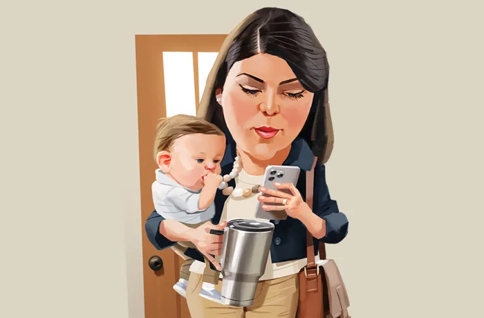 Illustration by Dean MacAdam third way 0225 feminism women tradwife bossgirl