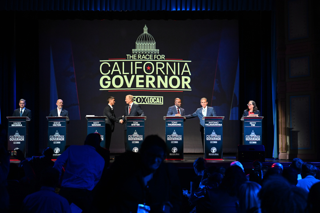 California Democratic Party chair tells struggling gubernatorial candidates to drop out