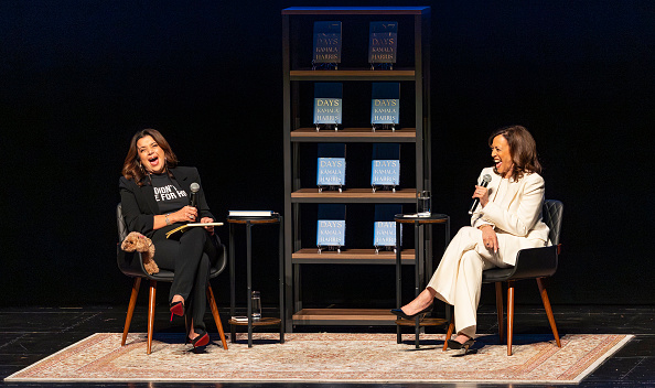 Former U.S. Vice President Kamala Harris and Ana Navarro.