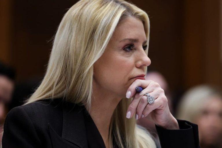 Attorney General Pam Bondi testifies before a House Judiciary Committee oversight hearing.