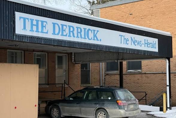 OIL CITY - Derrick Publishing Company, which produces the Derrick and the News-Herald, which has been in existence since 1871, announced its plan to end publication Thursday. (Credit: Salena Zito)