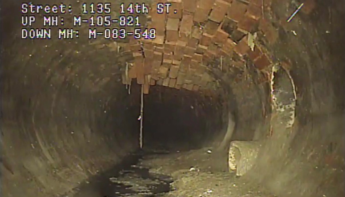 Abandoned sewer line found under DC prompts lane closures over risk of collapse